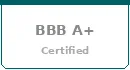 Lake Michigan Credit Union Accreditation B seal